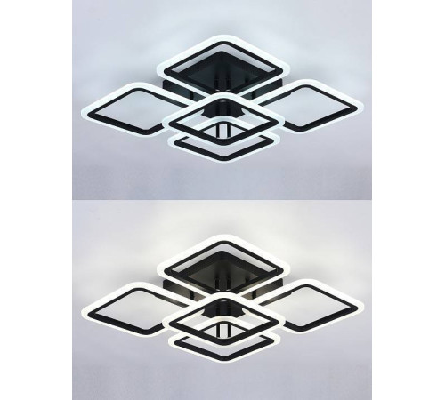 Потолочная люстра Natali Kovaltseva SPEKTR HIGH-TECH LED LAMPS 82022 BLACK