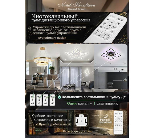 Подвесной светильник Natali Kovaltseva INNOVATION STYLE 83140