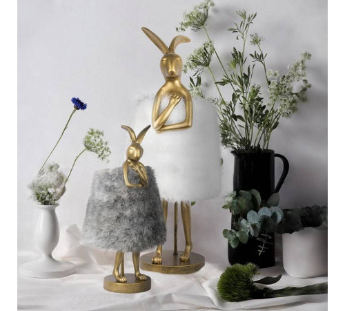 Настольная лампа декоративная Loft it Lapine 10315/B Grey fluff