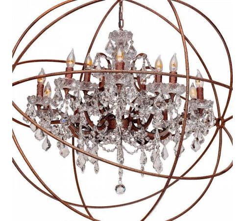 Подвесная люстра Loft it Foucaults Orb Crystal LOFT1897/15
