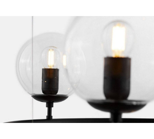 Подвесная люстра LUMINA DECO Ceredo LDP 6034-6 RND BK