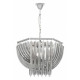 Подвесная люстра Lumina Deco Boscone LDP 7044-550 CHR+GY