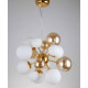 Подвесная люстра LUMINA DECO Galaksida LDP 8565-10/16 GD+TEA