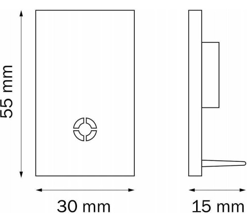 Заглушка для трека Lightstar Barra 505167