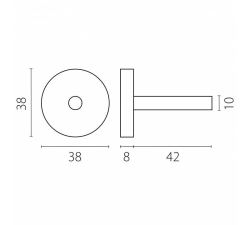 Основание на штанге Lightstar Linea 506475
