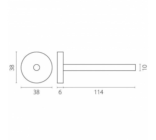 Основание на штанге Lightstar Linea 506479