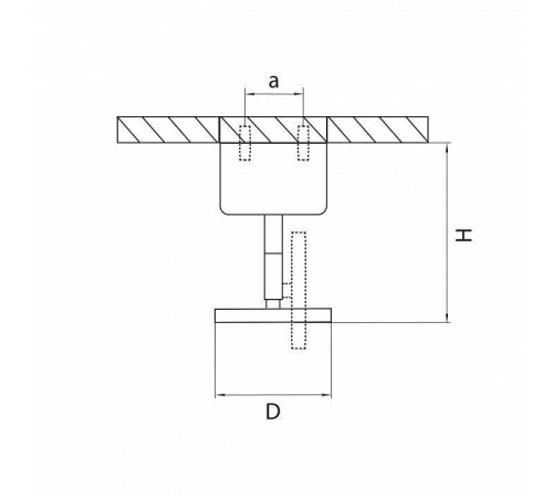 Основание на штанге Lightstar Rullo 590010