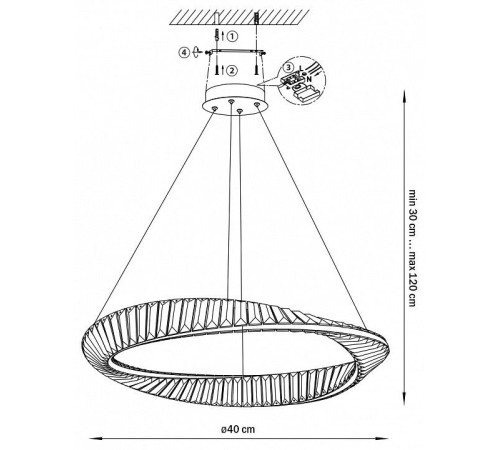 Подвесной светильник Lightstar Vidare 699043