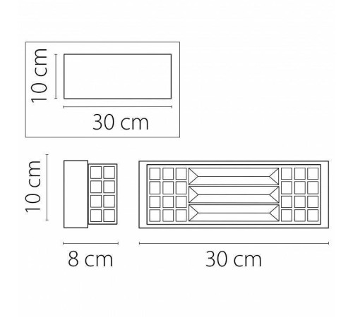 Накладной светильник Osgona Limpio 722640