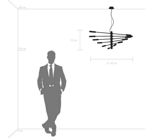 Подвесная люстра Lightstar Ragno 733127