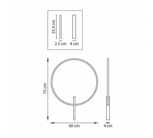 Накладной светильник Lightstar Undine 738567