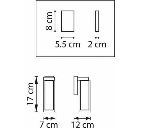 Бра Lightstar Cilino 756616