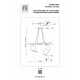 Подвесная люстра Lightstar Cone GW 757046