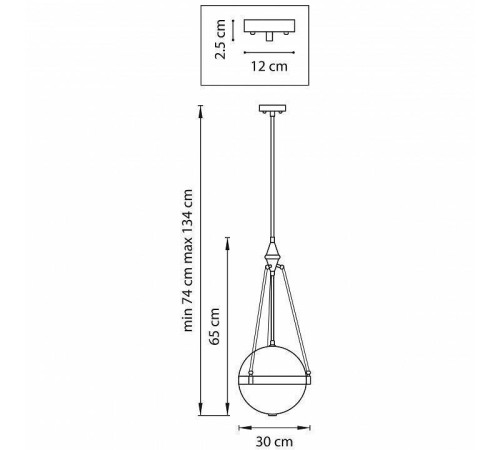 Светильник на штанге Lightstar Modena 816037