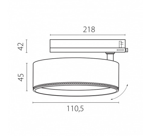 Светильник на штанге Lightstar Alta Pro A5637TRIAC