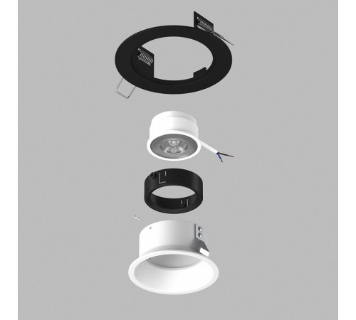 Встраиваемый светильник Lightstar Domino D61706BMOD