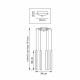 Подвесная люстра Lightstar Tubo L8T747333