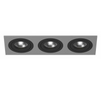 Встраиваемый светильник Lightstar Intero 16 triple quadro i539070707