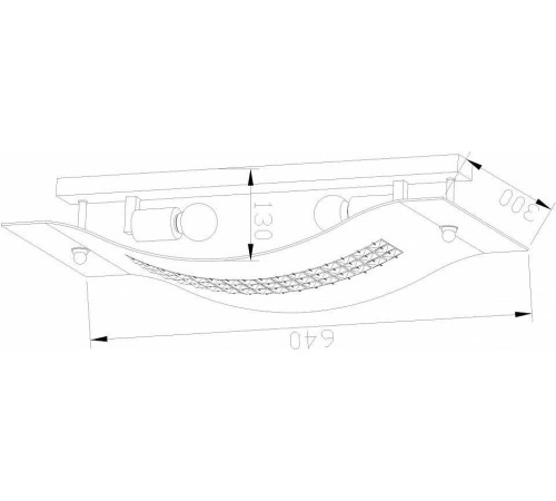 Накладной светильник Lucia Tucci Pelle Bianca 1 Pelle Bianca W2010.2