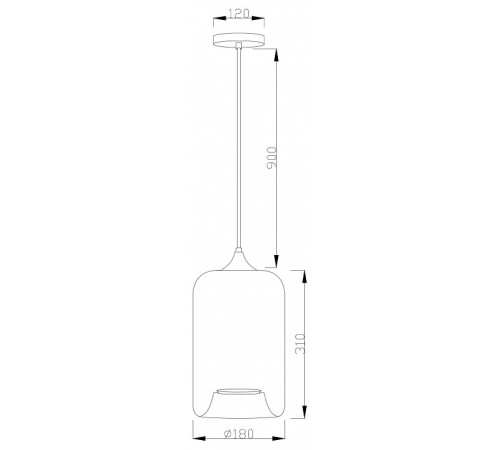 Подвесной светильник Moderli Scrum V11535-1P