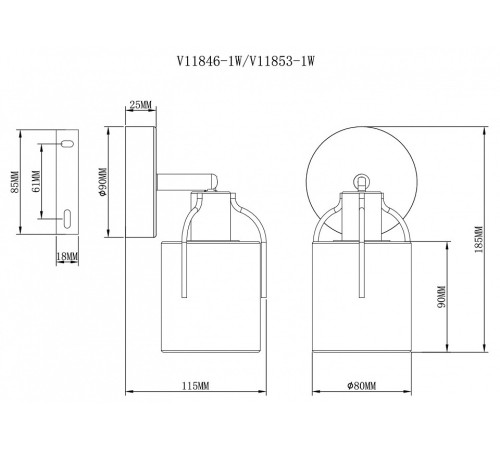 Спот Moderli Inari V11853-1W
