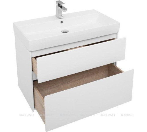 Набор мебели для ванной Aquanet Brooklyn 85 белый глянец 00207801