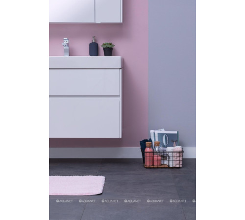 Набор мебели для ванной Aquanet Brooklyn 85 белый глянец 00207801