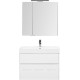 Набор мебели для ванной Aquanet Brooklyn 85 белый глянец 00207801