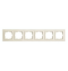 Рамка на 6 постов Mono Electric Despina 102-010000-166