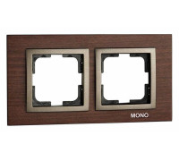 Рамка на 2 поста Mono Electric Style 107-510000-161
