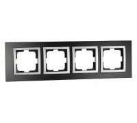 Рамка на 4 поста Mono Electric Style Glass 107-720000-163
