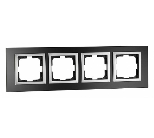 Рамка на 4 поста Mono Electric Style Glass 107-720000-163