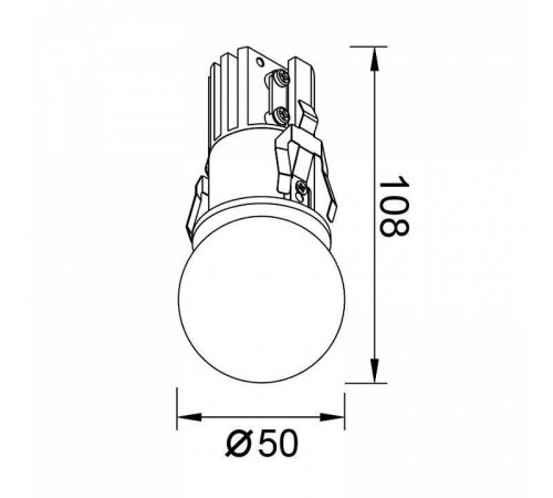 Встраиваемый светильник Mantra Bead 8894