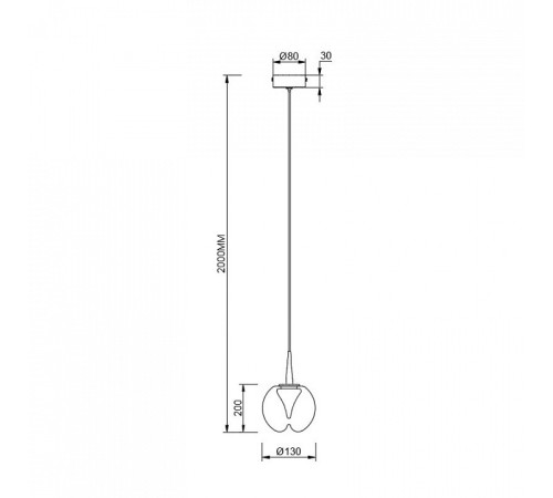 Подвесной светильник Mantra ANDROMEDA 9076