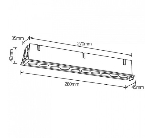 Встраиваемый светильник Mantra BLAU 9135