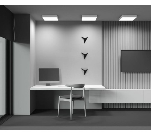 Потолочный светильник Maytoni Zon 45 Вт 4000 К квадратный белый C032CL-45W4K-SQ-W