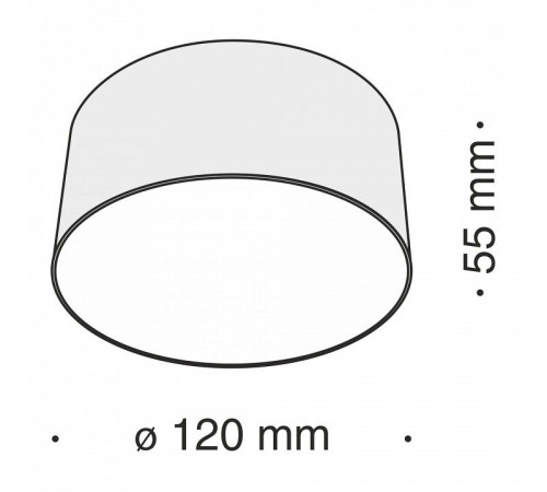 Накладной светильник Maytoni Technical Zon C032CL-L12W4K