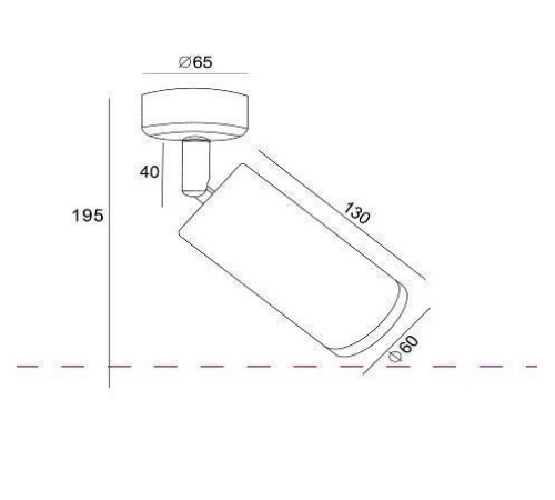 Спот Maytoni Focus Design C034CL-01B