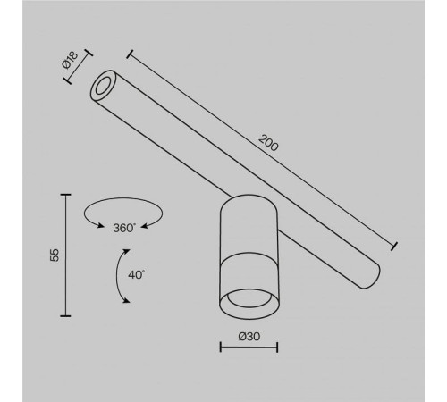 Модульный светильник Maytoni Focus LED C103CL-5W3-6K-B