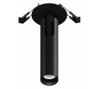 Встраиваемый светильник Maytoni Focus T 6 Вт 3000 K черный C141RS-L125-6W3K-B