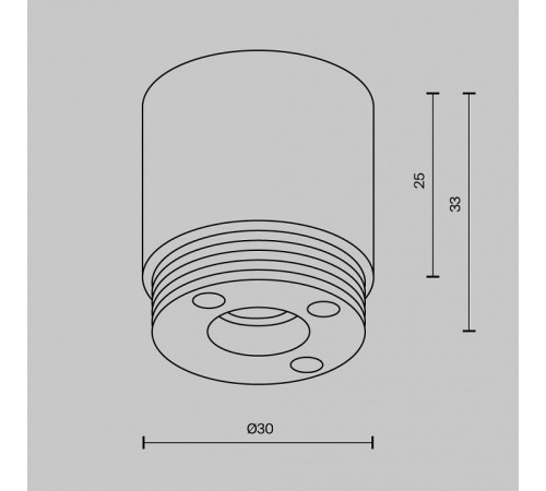 Крепление для трека Maytoni CA021EC-B