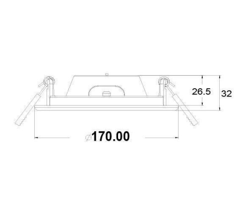 Встраиваемый светильник Maytoni Stockton DL016-6-L12W