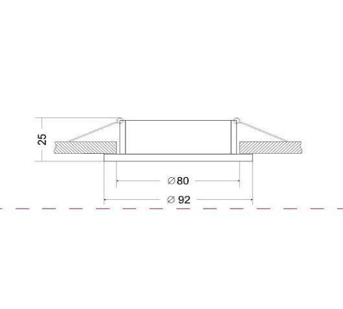 Встраиваемый светильник Maytoni Atom DL023-2-01W