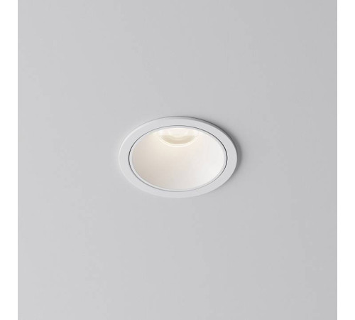 Встраиваемый светильник Maytoni Alfa LED DL043-01-10W4K-RD-W-1