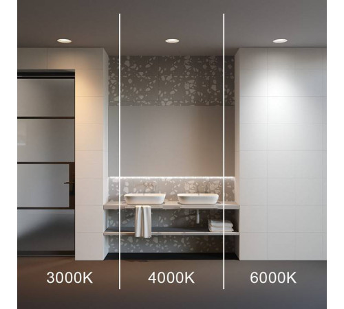 Встраиваемый светильник Maytoni Okno DL055-24W3-4-6K-W