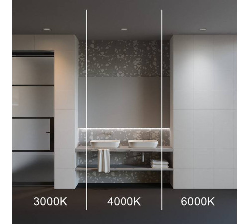 Встраиваемый светильник Maytoni Okno DL056-12W3-4-6K-B