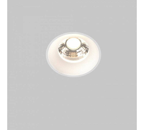 Встраиваемый светильник Maytoni Round DL058-12W3K-TRS-W