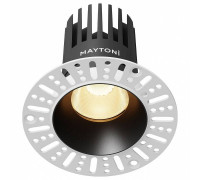 Встраиваемый светильник Maytoni Dip DL121-15W-2.7K-TRS-B