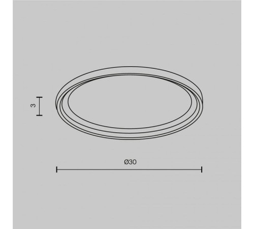 Кольцо декоративное Maytoni DLA110-B