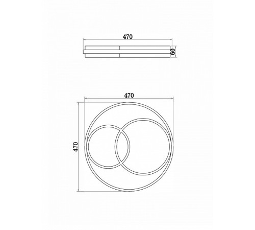 Накладной светильник Freya FR10029CL-L70B